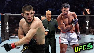 Khabib Nurmagomedov vs. Muhammad Ali (EA sports UFC 5)