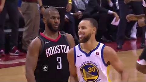 Chris Paul SHIMMY DANCES Steph Curry Game 5 Warriors vs Rockets