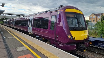 EMR 170 530 working Peterborough to Lincoln Central. departing from platform 7 ( Rare )