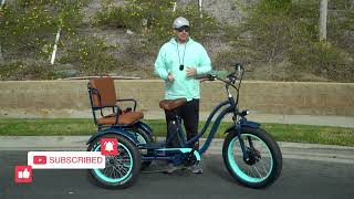 Must See!  Electric Tricycle for Two Adults | E Bike Rickshaw for Passengers screenshot 4