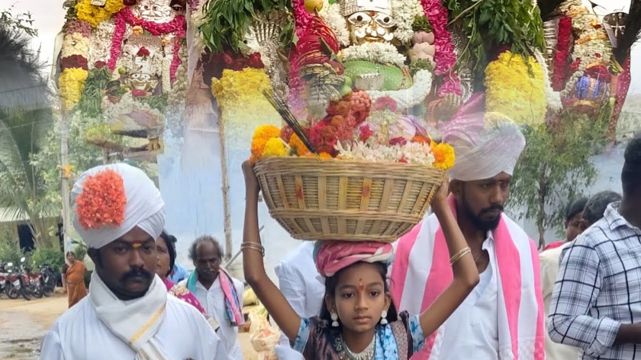 సుబ్బారావు పేట గంగమ్మ స్వామికి పూలు గంప #2025 