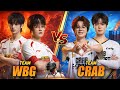 WBG vs CRAB 4v4 Battle!!🤯🔥 Very Close Competition!!🔥 WBG SUK POV!!❤️