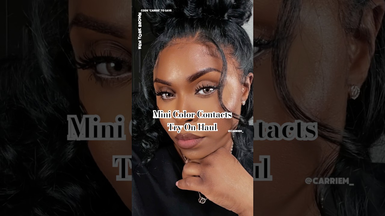 TTDEye Color Contacts Haul for Melanin Queens 👑 | Mini Try-On Review