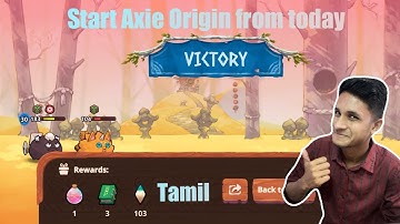 Start Origin Today full beginner video in Tamil #axieorigin #acies #axietamil