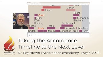 Taking the Accordance Timeline to the Next Level (Dr. Roy Brown)