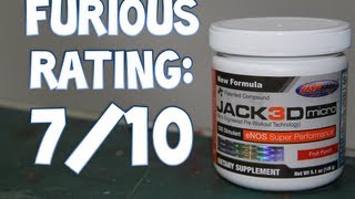 Usplabs Jack3D Micro Pre-Workout Supplement Review - 710