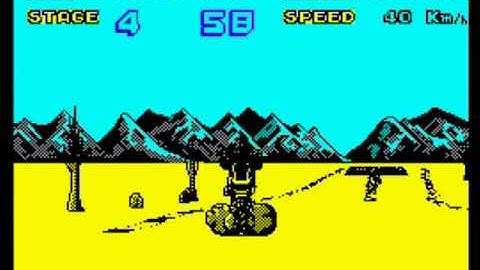 Enduro Racer - Sinclair ZX Spectrum - Archive Gameplay 🎮