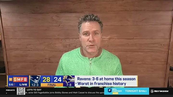 GMFB | "Lamar Jackson is done" - Kyle Brandt reacts to Ravens' 28-24 loss to Patriots, drop to 7-8