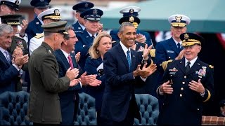 The President Speaks at the Farewell Ceremony for General Dempsey