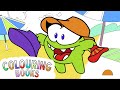 Learning Colors with Om Nom - Coloring Books: Sand Castle