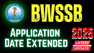 BWSSB Recruitment 2025 Update | Online Application Last Date Extended!