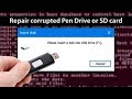 How To Fix Corrupted USB Drive Or SD Card In Windows Computer