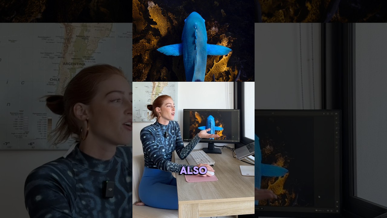 Let’s transform this photo of a blue groper together using 