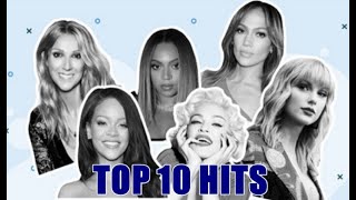 Female Singers with the Most Top 10 Hits