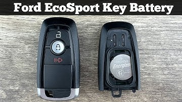 How To Replace Ford EcoSport Key Fob Battery 2018 - 2023 DIY Change Replacement Key Batteries