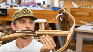 Making A Crossbow from an Old Bourbon Barrel