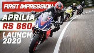 NEW Aprilia RS 660 [2020] | First Impression | Aprilia Launch 2020 | Visordown.com