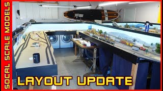 Layout Update | Feeders Complete - Running Test Train