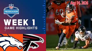 Denver Broncos vs. Atlanta Falcons FULL GAME Aug 14, 2026 | NFL Preseason Week 1