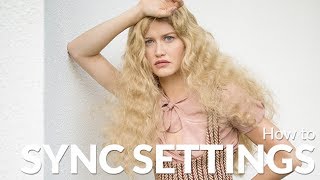 How to Sync Settings in Lightroom