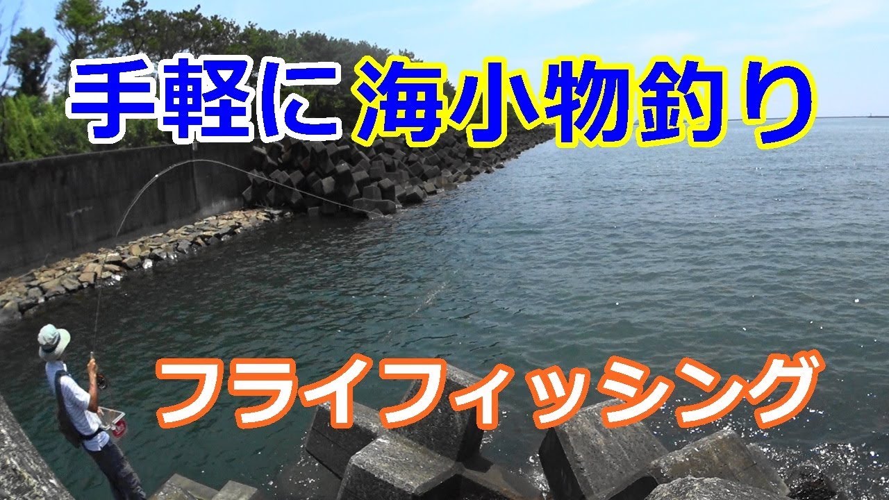 海フライ 手軽に小物釣り 18 フライフィッシング Youtube