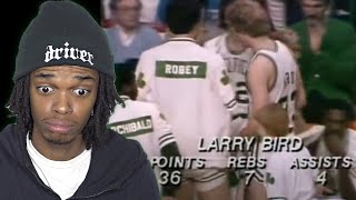 Rookie Larry Bird vs. Clippers (1980) REACTION