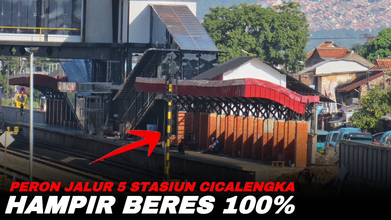 Update Terbaru Stasiun Cicalengka Sebelah Timur | Peron jalur 5 sisi timur