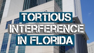 What Is Tortious Interference In Florida? | 561.418.2779