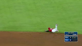 SEA@TEX: Profar makes a nice diving catch to right