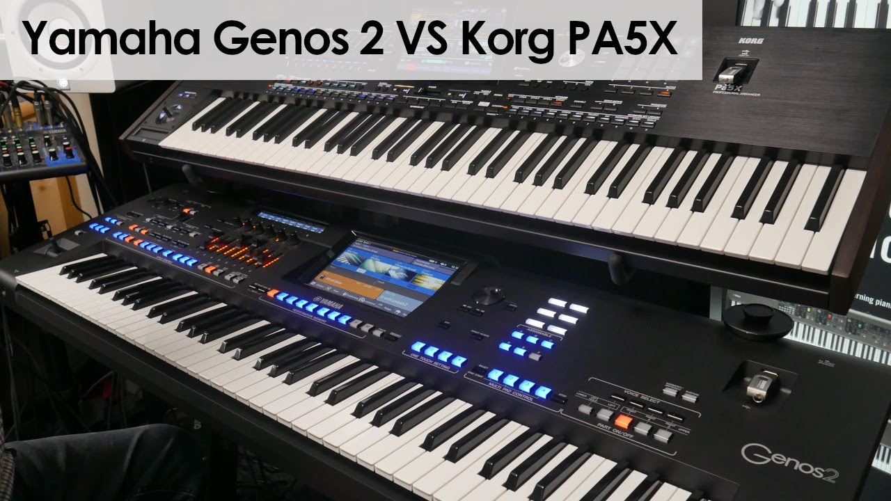 Yamaha Genos 2 против Korg PA5X — сравнение звуков и стилей