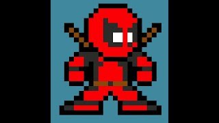 8-Bit/ Pixel Art Deadpool Tutorial