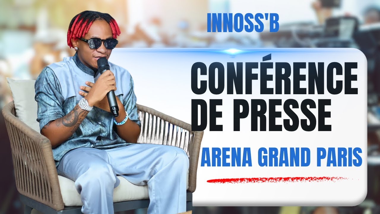INNOSS'B CONFERENCE DE PRESSE AVANT OUVERTURE DE SON CONCERT ARENA GRAND PARIS