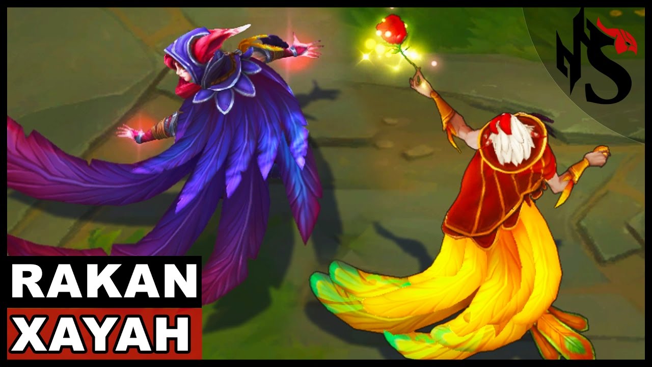 xayah and rakan fan skins download