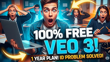 100% FREE VEO 3 Student Version | 1-Year Plan + ID Verification Fixed!
