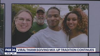 Thanksgiving tradition continues after text message mix-up goes viral