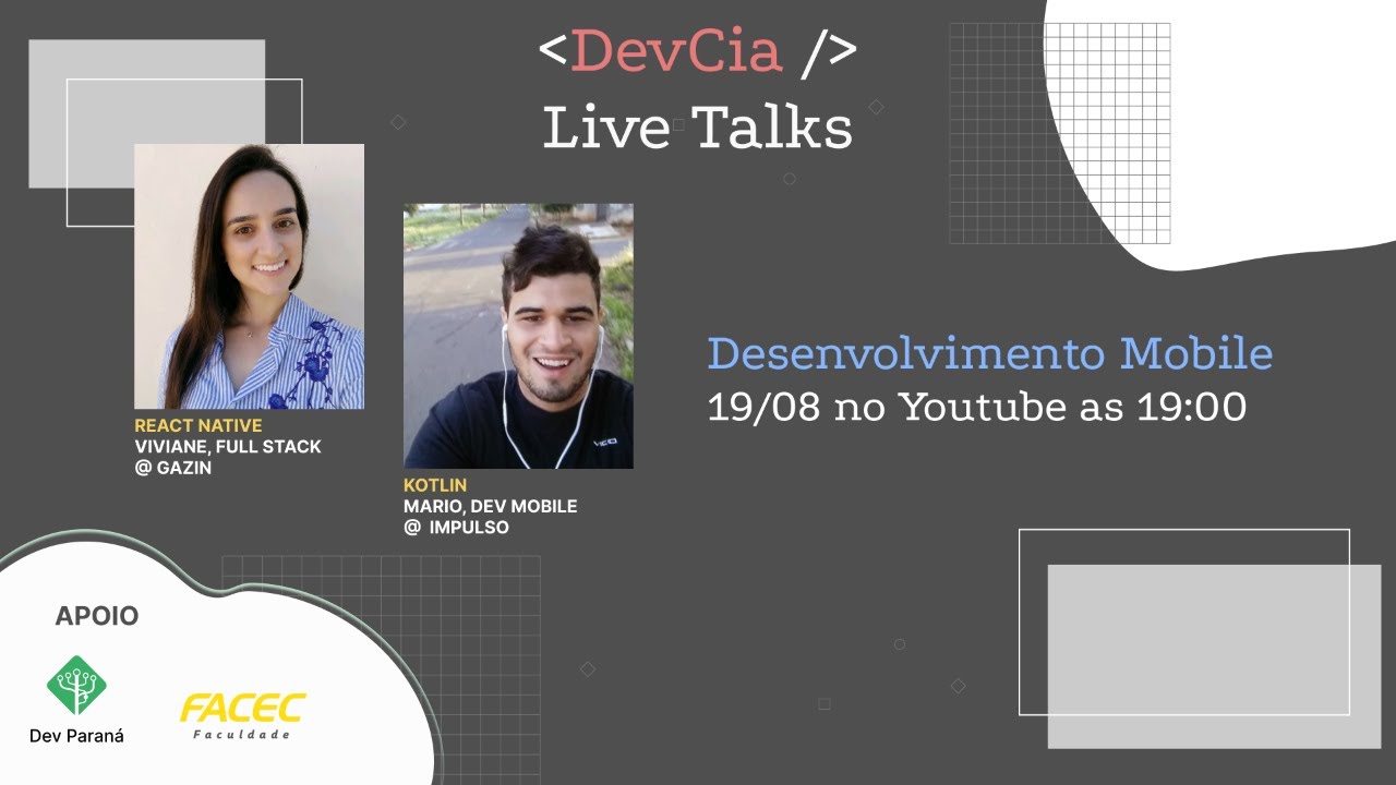 DevCia Live Talks - Desenvolvimento Mobile - YouTube