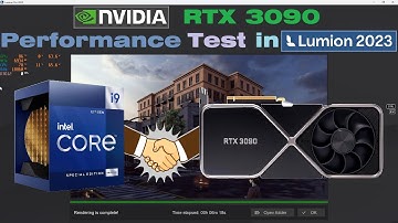Lumion 2023 Rendering test in RTX 3090