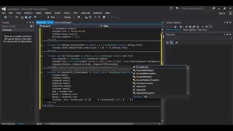 Stopwatch dan Timer  menggunakan Visual Basic.Net