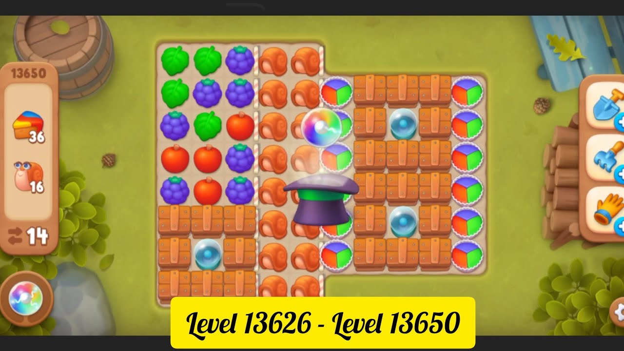 Gardenscapes ( Level 13626 - Level 13650 ) - All Puzzles - Gameplay ...