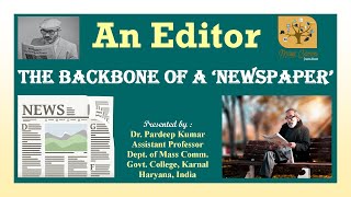77. Role of an Editor in Newspaper