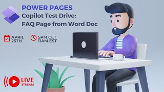 Power Pages Copilot Test Drive: FAQ Web Page from Word Doc
