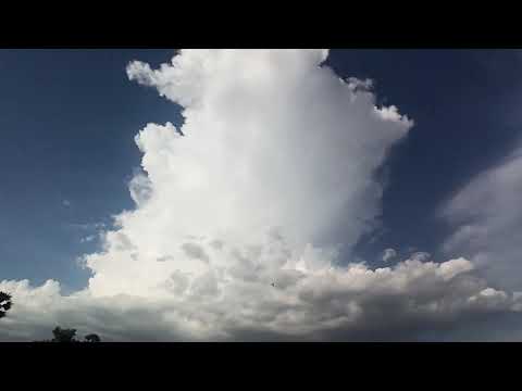 Timelapse of single cell thunderstorm (May 18 2021)