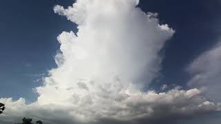 Timelapse of single cell thunderstorm (May 18 2021)