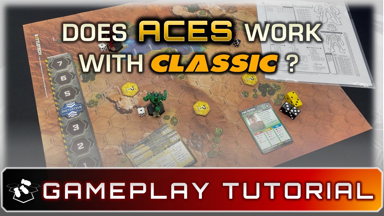 Does Aces Work with Classic BattleTech?? | Game Play Tutorial | BattleTech Aces
