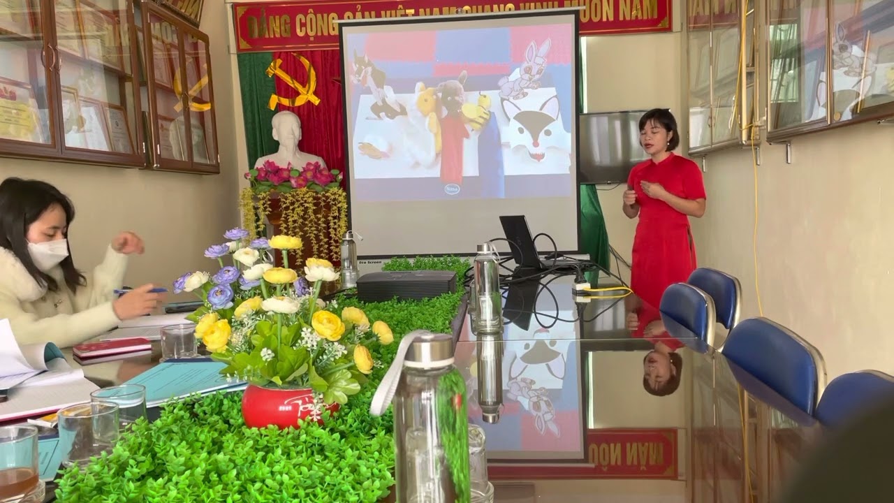 Thuyết trình một số biện pháp phát triển ngôn ngữ cho trẻ 3 - 4 tuổi hay nhất. Gv - Nguyễn Thị Thu