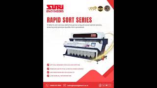🚀 Revolutionize Your Rice Sorting with RAPID SORT – Trichromatic Color Sorter by SURI ENGINEERS! 🚀