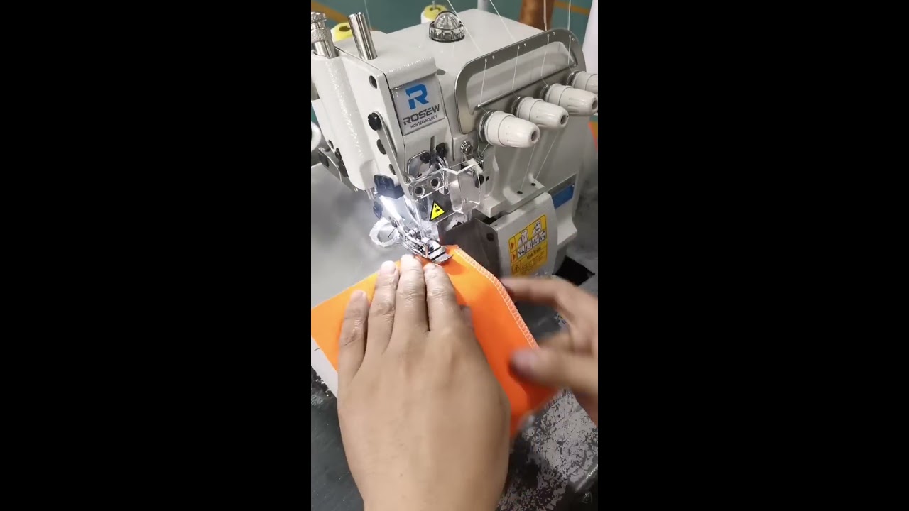 HOW NICE MACHINE 4 Thread Overlock Sewing Machine For T Shirt GC647KD Rosew