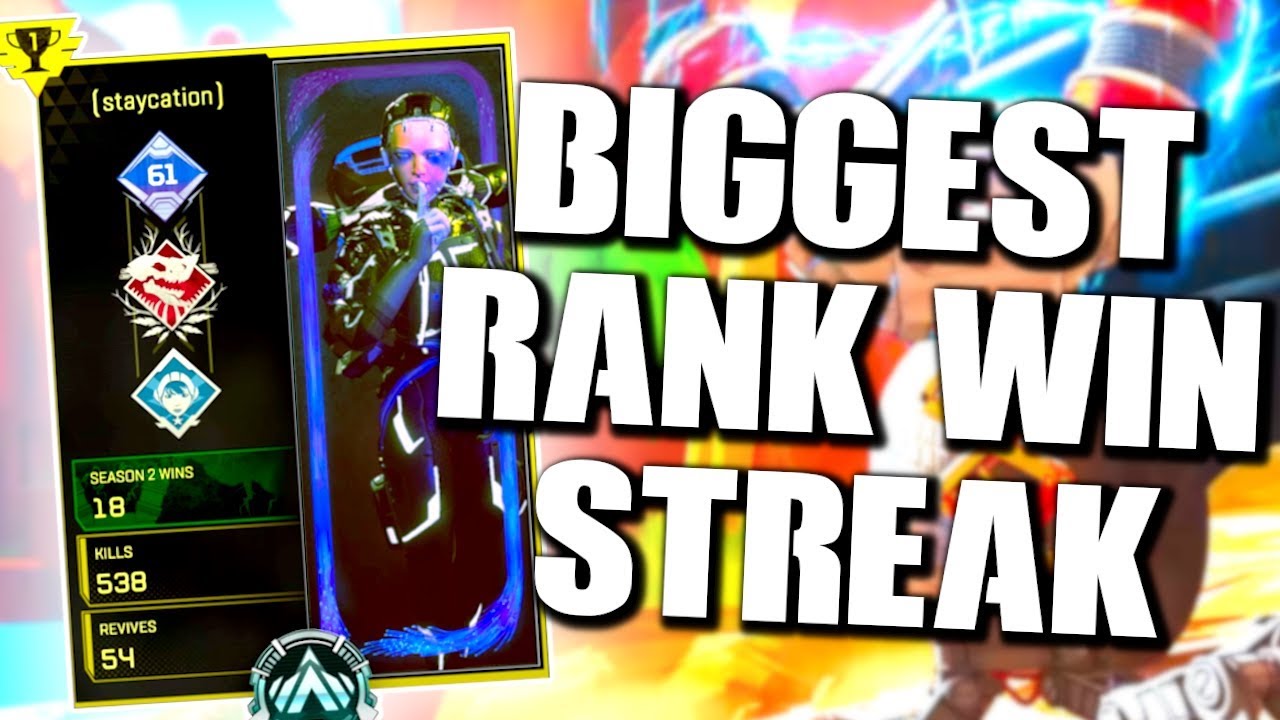 MY BIGGEST WIN STREAK IN DIAMOND RANK YET! - PS4 APEX LEGENDS!