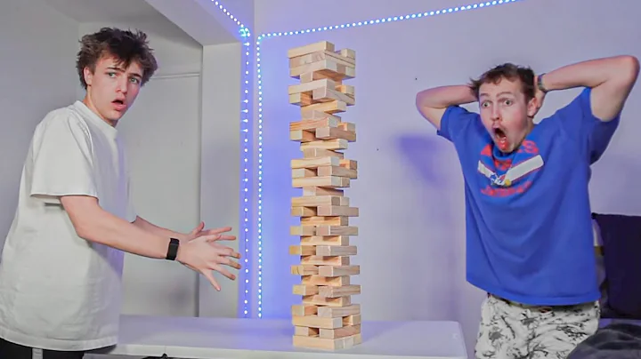 JUMBO JENGA WITH CRUZ..