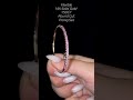 Flexible Pink Sapphire Bangle l Gemstone Stackable Bangle by Gem Jewelers Co.